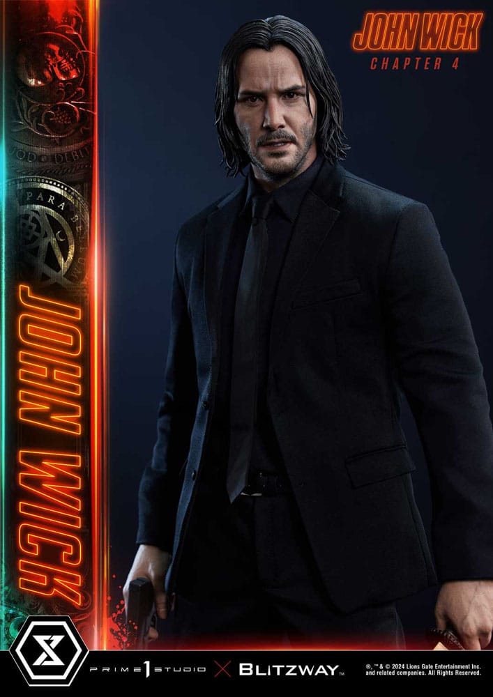 John Wick Chapter 4 Ultimate Premium Masterline Series Statue 1/4 John Wick Deluxe Version 54 cm - Preorder - ETA: 25.12.2025