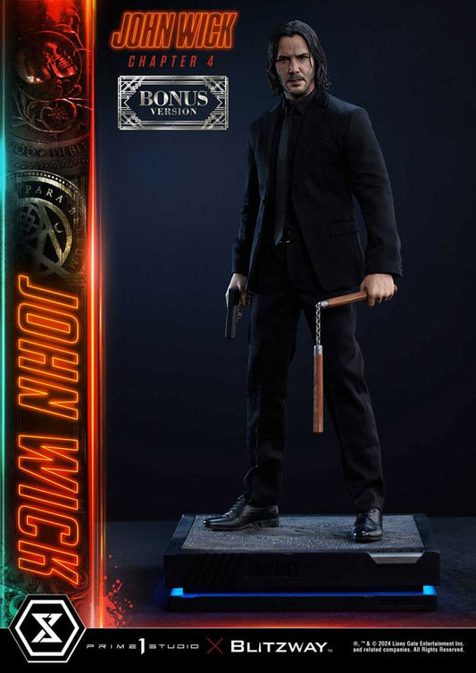 John Wick Chapter 4 Ultimate Premium Masterline Series Statue 1/4 John Wick Deluxe Bonus Version 54 cm - Preorder - ETA: 25.12.2025