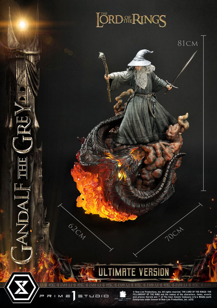 Herr der Ringe Statue 1/4 Gandalf der Graue Ultimate Version 81 cm - Versand: 5-7 Tage nach Bestellung