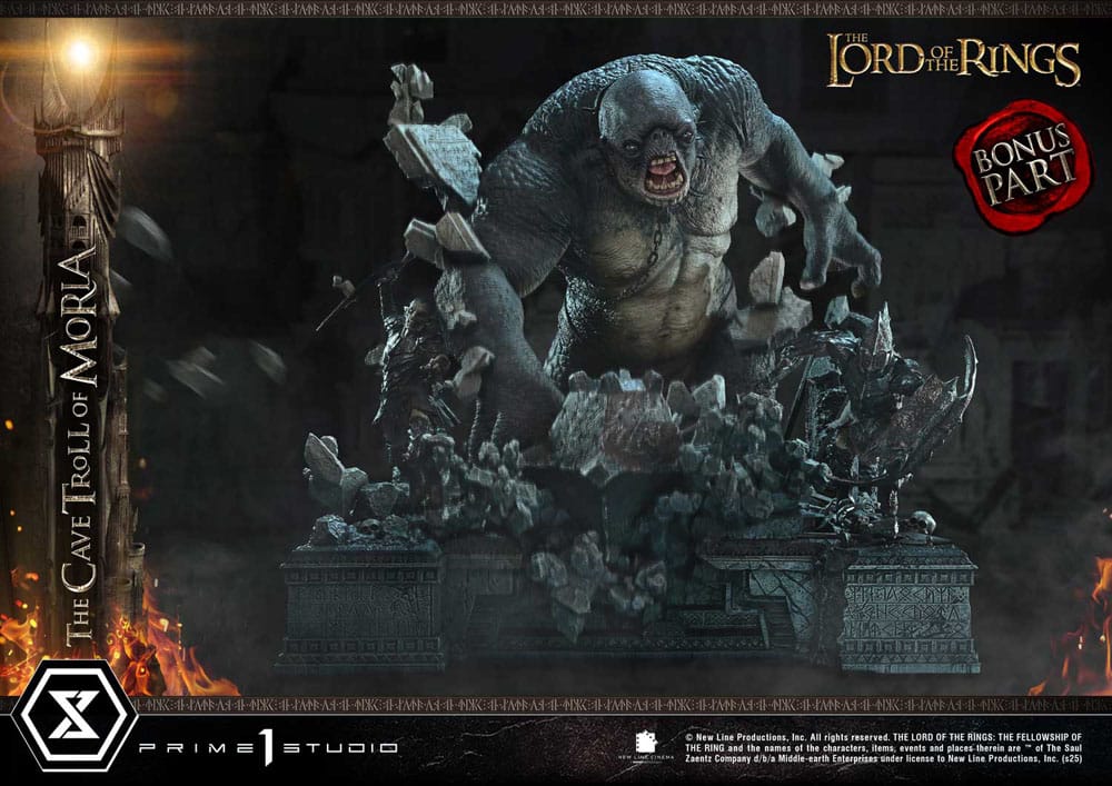 Der Herr der Ring Premium Masterline Series Statue 1/6 Cave Troll of Moria Bonus Version 91 cm   - Preorder - ETA: 26.04.2027