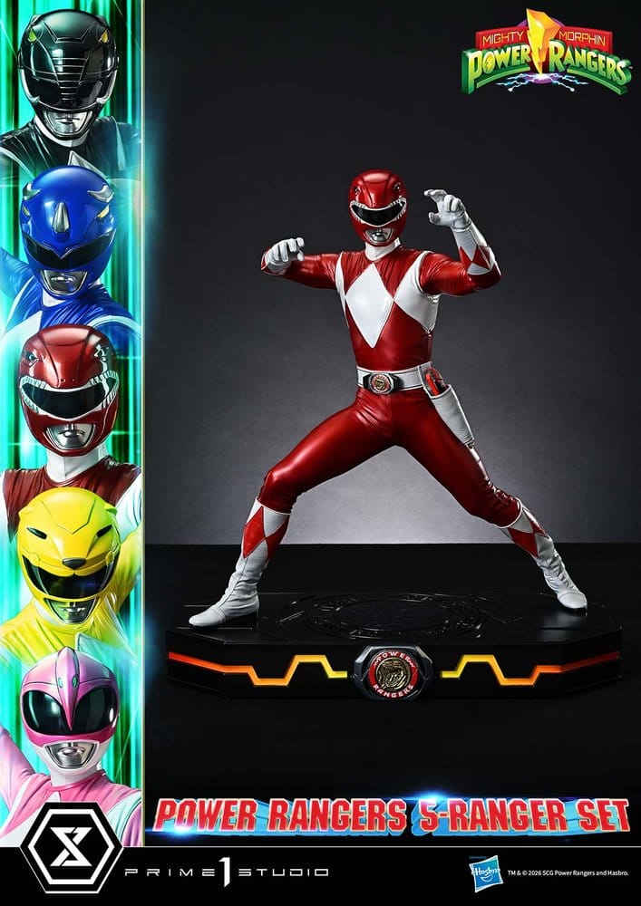 Mighty Morphin Power Rangers Premium Masterline Statuen 5er-Set 1/4 57 cm - Preorder - ETA: 25.04.2028