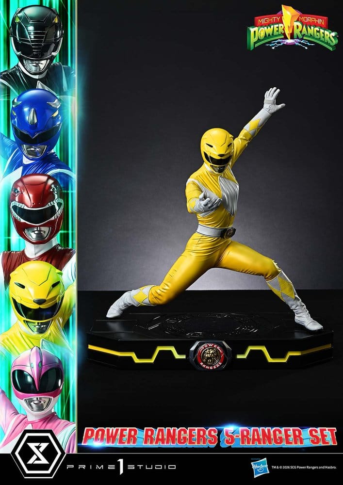 Mighty Morphin Power Rangers Premium Masterline Statuen 5er-Set 1/4 57 cm - Preorder - ETA: 25.04.2028