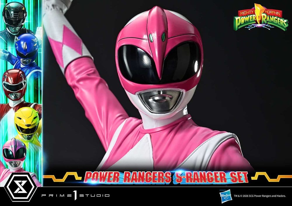 Mighty Morphin Power Rangers Premium Masterline Statuen 5er-Set 1/4 57 cm - Preorder - ETA: 25.04.2028