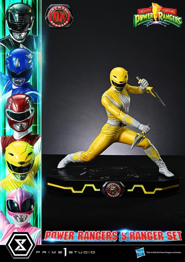 Mighty Morphin Power Rangers Premium Masterline Statuen 5er-Set 1/4 Deluxe Version 62 cm - Preorder - ETA: 25.04.2028