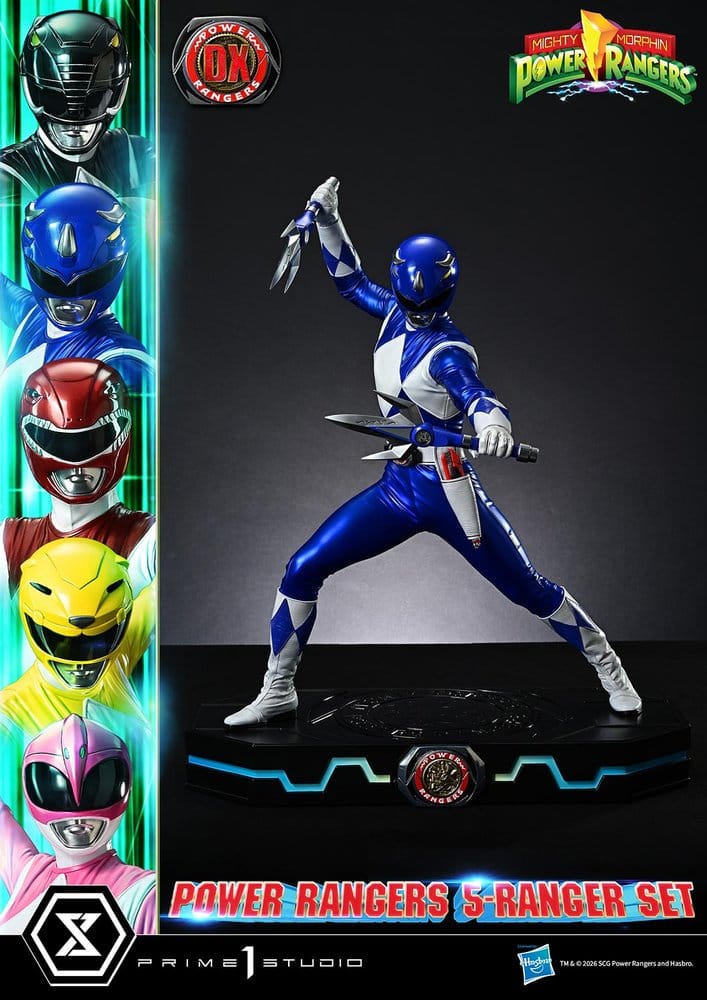 Mighty Morphin Power Rangers Premium Masterline Statuen 5er-Set 1/4 Deluxe Bonus Version 62 cm - Preorder - ETA: 25.04.2028
