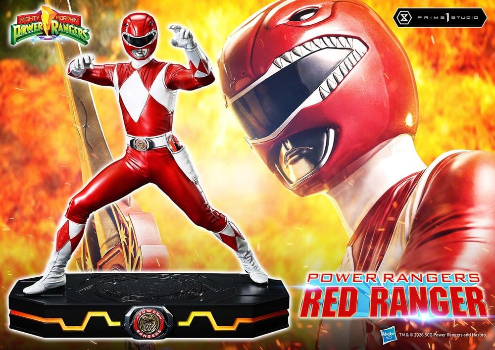 Mighty Morphin Power Rangers Premium Masterline Statue 1/4 Red Ranger 62 cm - Preorder - ETA: 25.04.2028