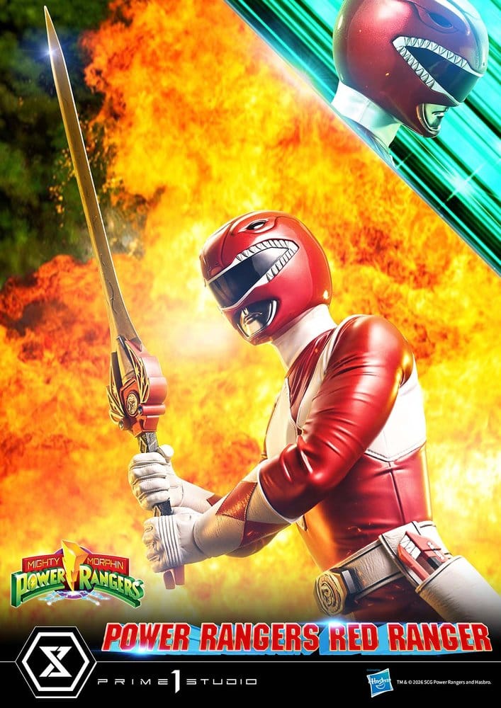 Mighty Morphin Power Rangers Premium Masterline Statue 1/4 Red Ranger 62 cm - Preorder - ETA: 25.04.2028