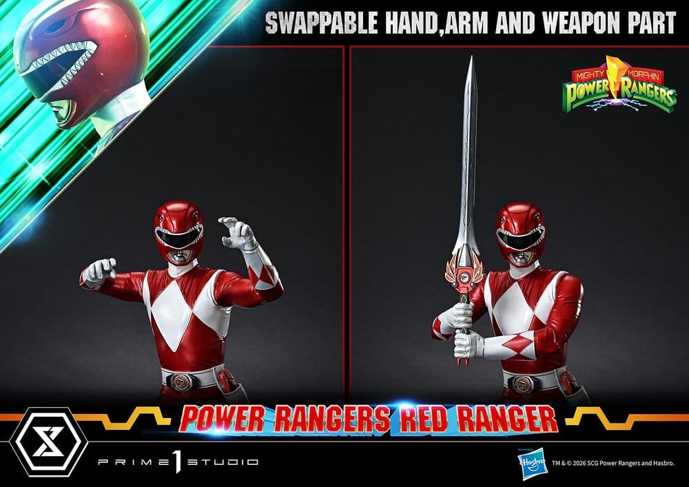 Mighty Morphin Power Rangers Premium Masterline Statue 1/4 Red Ranger 62 cm - Preorder - ETA: 25.04.2028