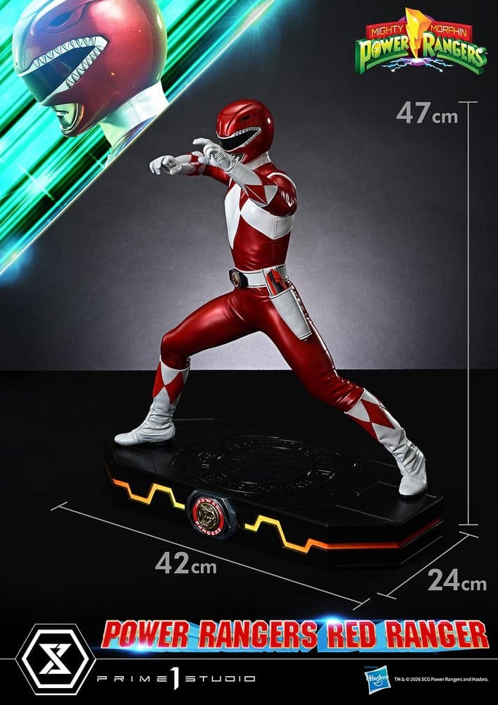 Mighty Morphin Power Rangers Premium Masterline Statue 1/4 Red Ranger 62 cm - Preorder - ETA: 25.04.2028