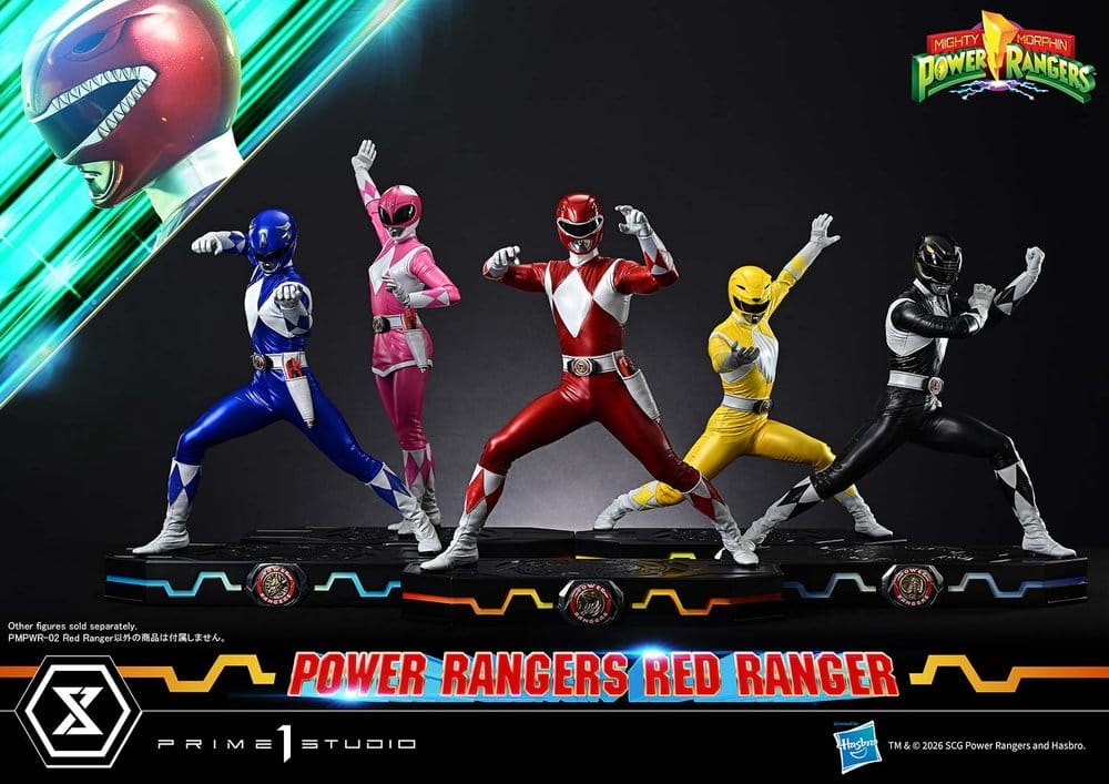 Mighty Morphin Power Rangers Premium Masterline Statue 1/4 Red Ranger 62 cm - Preorder - ETA: 25.04.2028