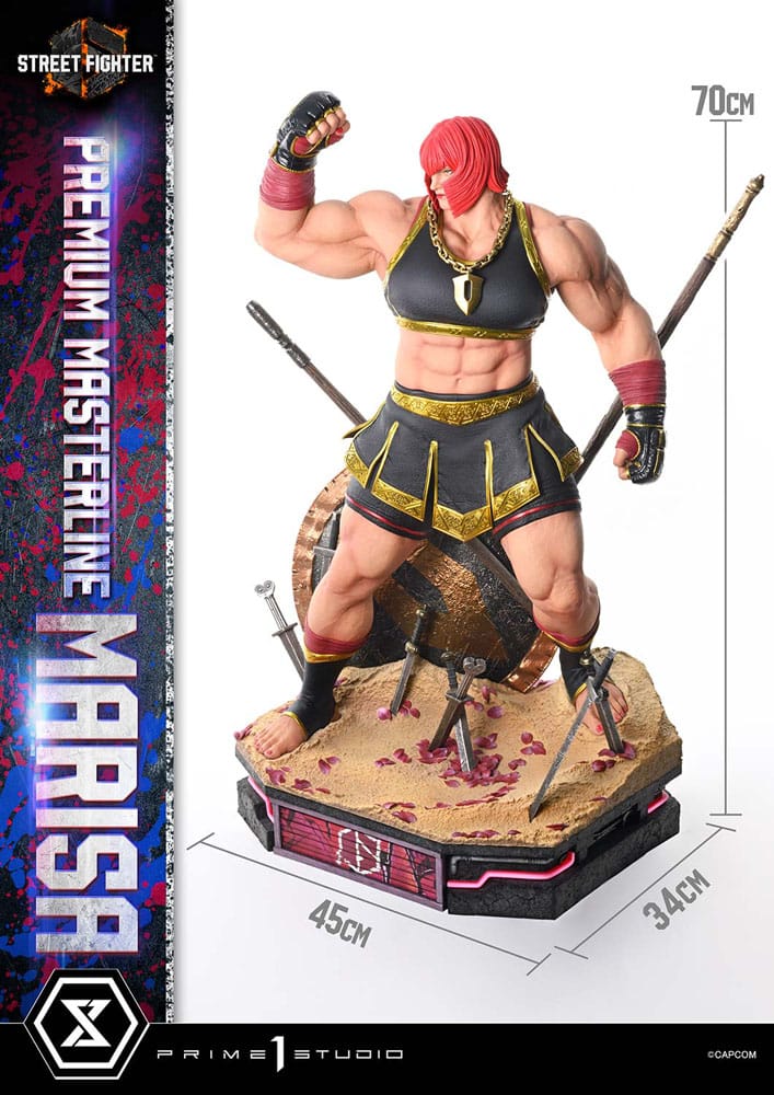 Street Fighter 6 Premium Masterline Series Statue 1/4 Marisa 70 cm           - Versand: 7 Tage nach Bestellung