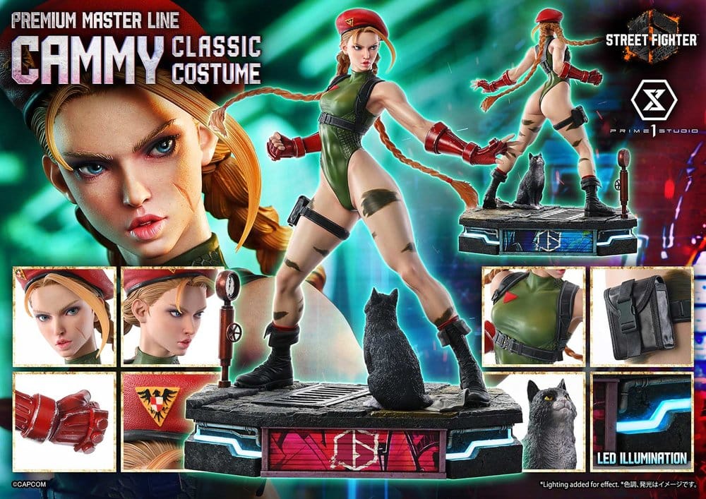 Street Fighter 6 Ultimate Premium Masterline Statue 1/4 Cammy Classic Costume 54 cm - Preorder - ETA: 24.03.2028