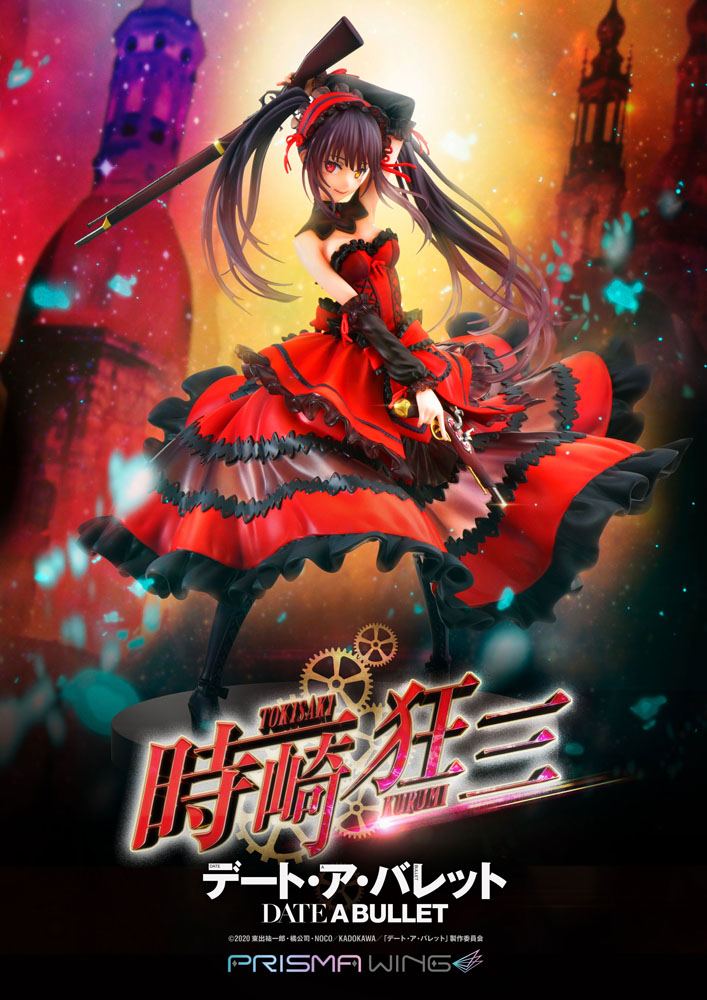 Date A Live Fragment: Date A Bullet Prisma Wing PVC Statue 1/7 Kurumi Tokisaki 27 cm - Preorder - ETA: 19.09.2026