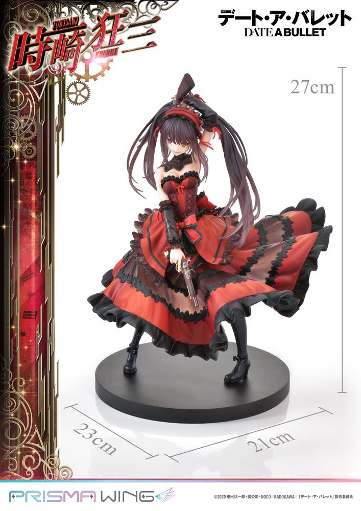 Date A Live Fragment: Date A Bullet Prisma Wing PVC Statue 1/7 Kurumi Tokisaki 27 cm - Preorder - ETA: 19.09.2026