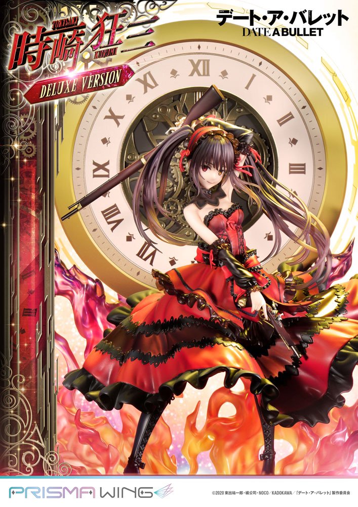 Date A Live Fragment: Date A Bullet Prisma Wing PVC Statue 1/7 Kurumi Tokisaki Deluxe Version 37 cm - Preorder - ETA: 19.09.2026