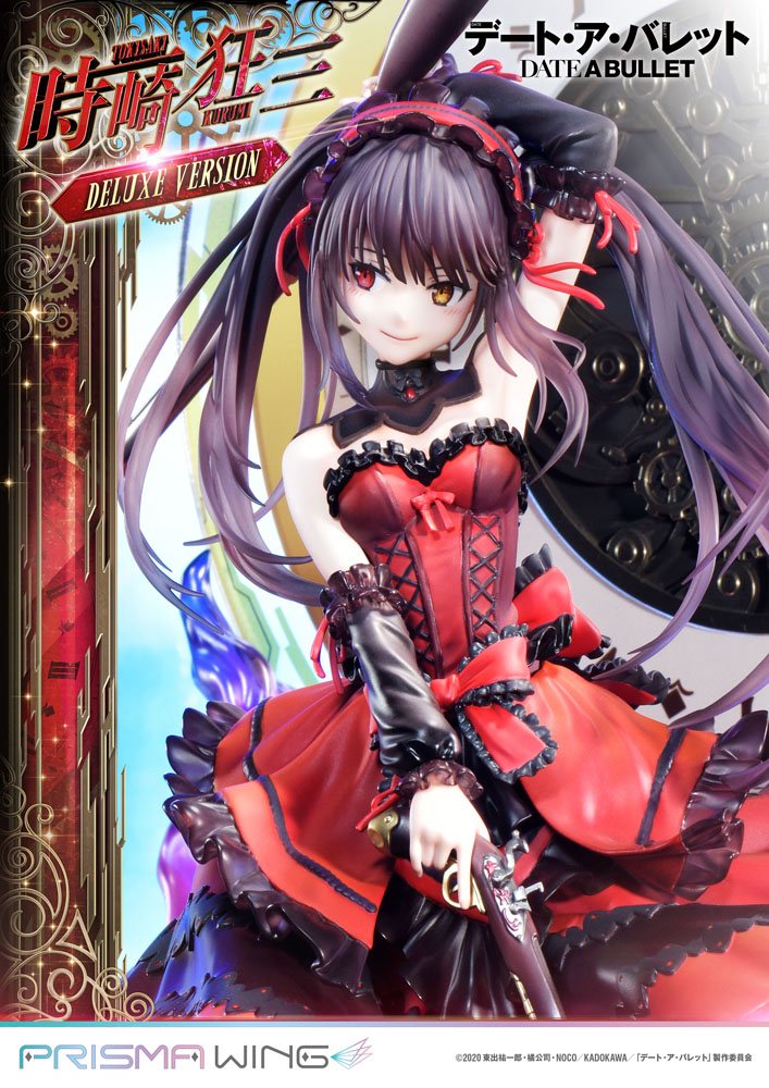 Date A Live Fragment: Date A Bullet Prisma Wing PVC Statue 1/7 Kurumi Tokisaki Deluxe Version 37 cm - Preorder - ETA: 19.09.2026