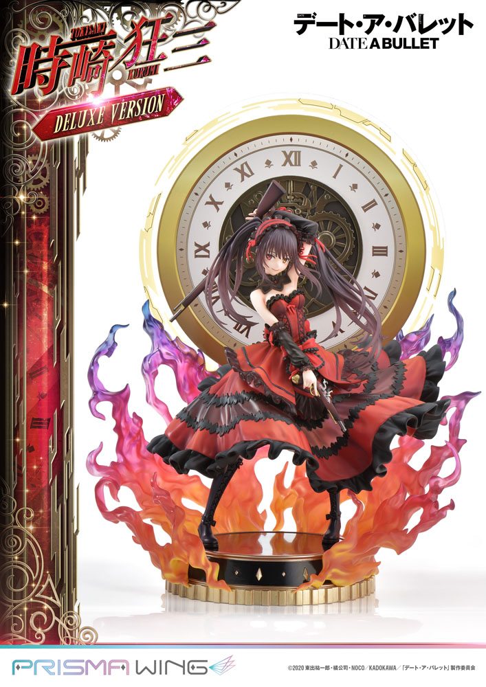 Date A Live Fragment: Date A Bullet Prisma Wing PVC Statue 1/7 Kurumi Tokisaki Deluxe Version 37 cm - Preorder - ETA: 19.09.2026