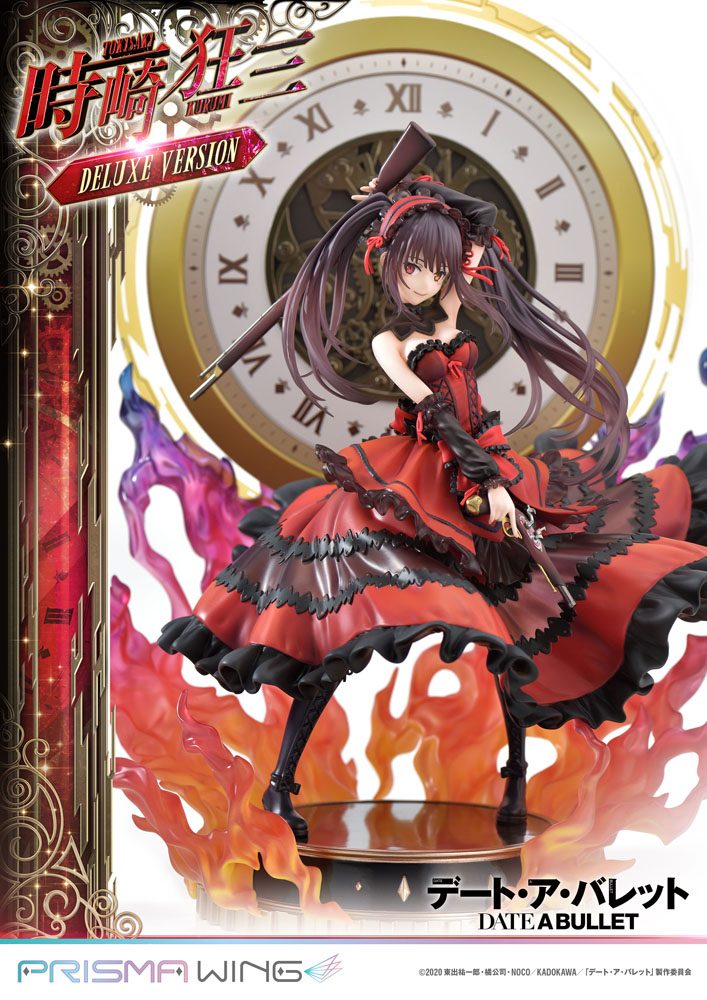 Date A Live Fragment: Date A Bullet Prisma Wing PVC Statue 1/7 Kurumi Tokisaki Deluxe Version 37 cm - Preorder - ETA: 19.09.2026