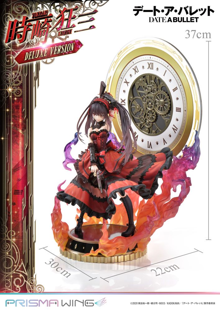 Date A Live Fragment: Date A Bullet Prisma Wing PVC Statue 1/7 Kurumi Tokisaki Deluxe Version 37 cm - Preorder - ETA: 19.09.2026