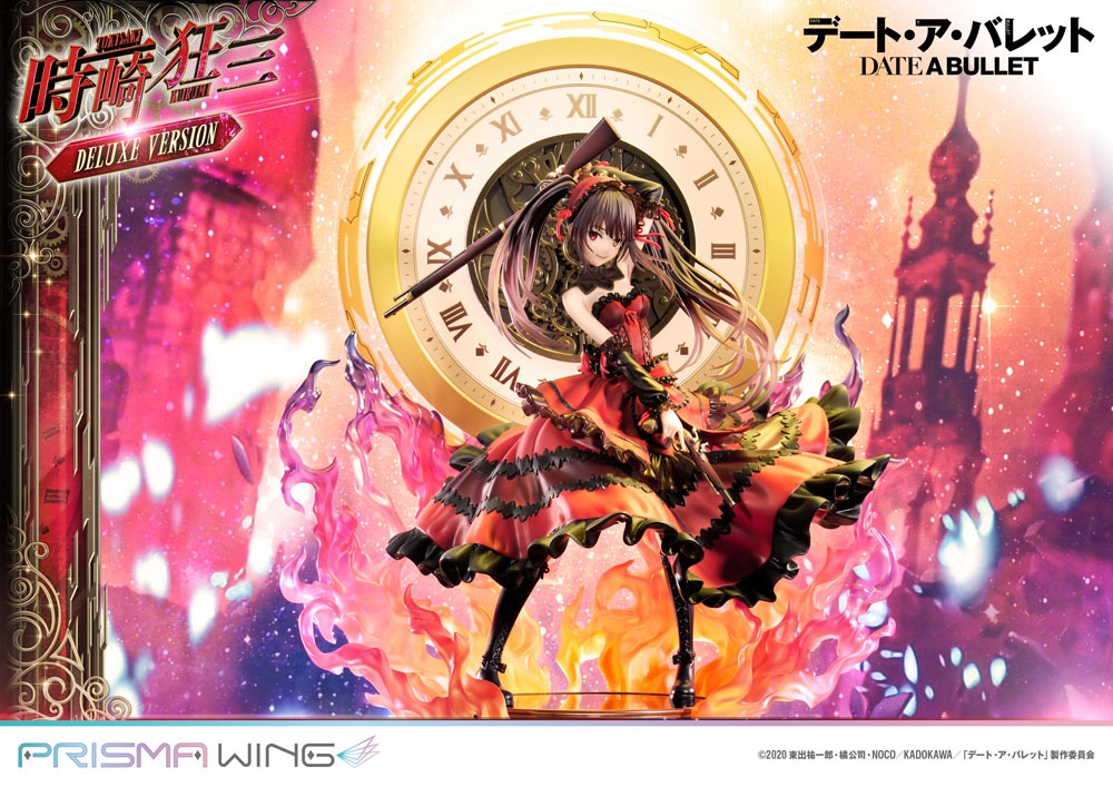 Date A Live Fragment: Date A Bullet Prisma Wing PVC Statue 1/7 Kurumi Tokisaki Deluxe Version 37 cm - Preorder - ETA: 19.09.2026