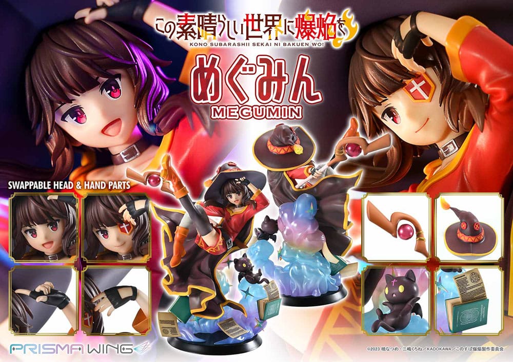 Konusuba - An Explosion on This Wonderful World! Prisma Wing PVC Statue 1/7 Megumin 23 cm - Versand: 7 Tage nach Bestellung