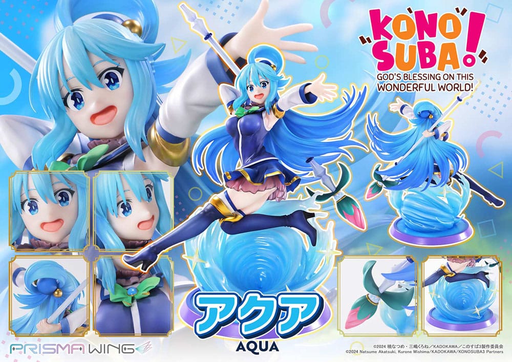 Konusuba - God's blessing on this wonderful world! Prisma Wing PVC Statue 1/7 Aqua 24 cm  - Preorder - ETA: 25.03.2027
