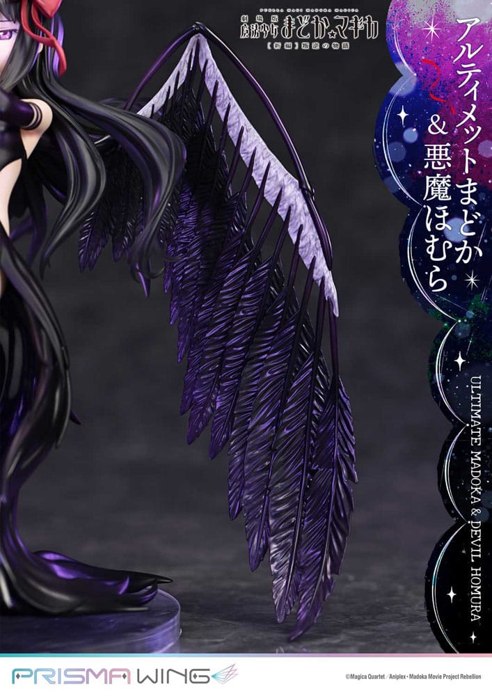 Puella Magi Madoka Magica The Movie Rebellion Prisma Wing PVC Statue 1/7 Ultimate Madoka & Devil Homura 43 cm  - Versand: 7 Tage nach Bestellung
