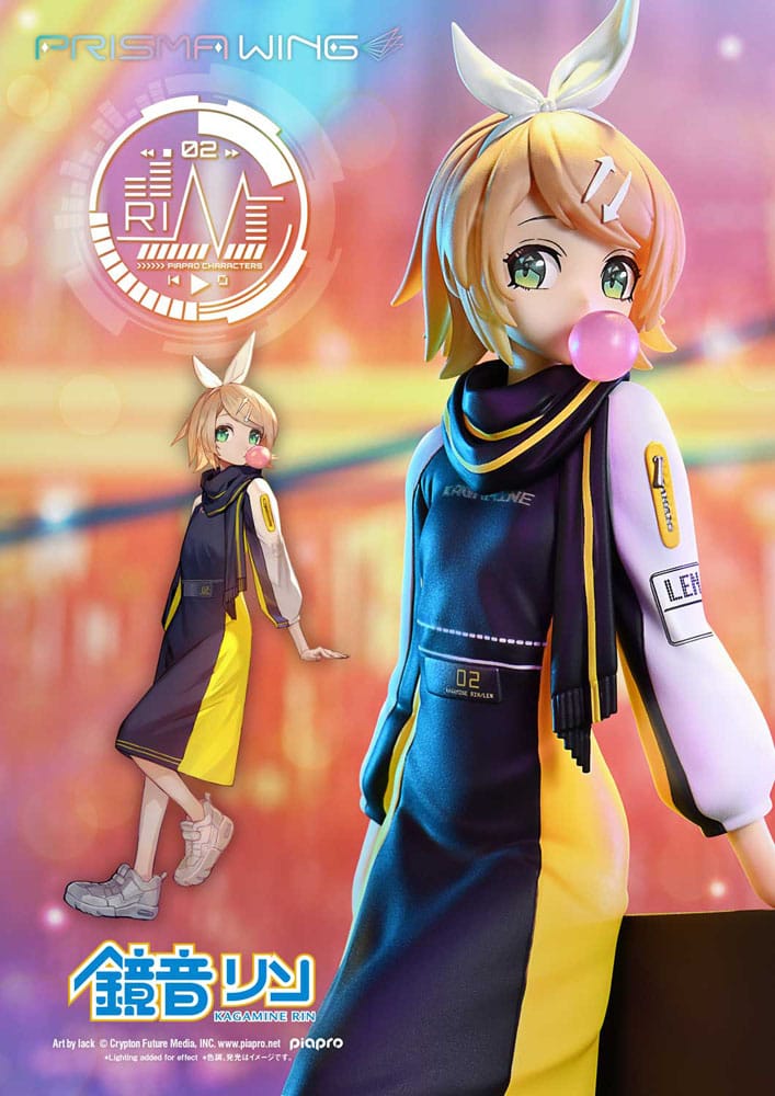 Vocaloid Piapro Characters Prisma Wing PVC Statue 1/7 Kagamine Rin (Art by lack) 21 cm   - Versand: 7 Tage nach Bestellung
