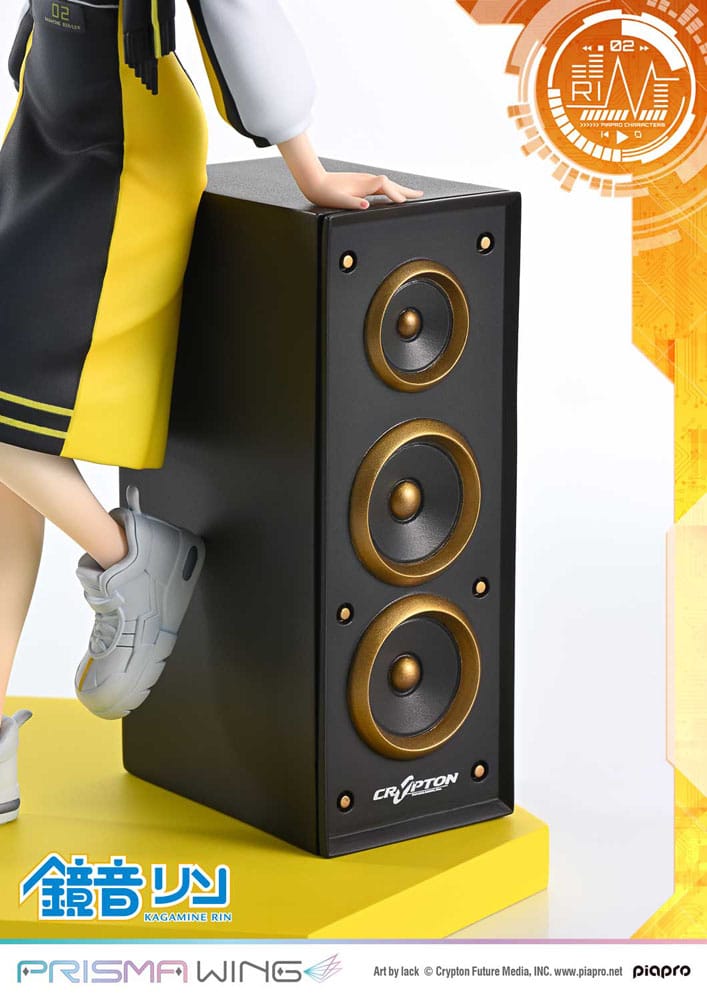 Vocaloid Piapro Characters Prisma Wing PVC Statue 1/7 Kagamine Rin (Art by lack) 21 cm   - Versand: 7 Tage nach Bestellung