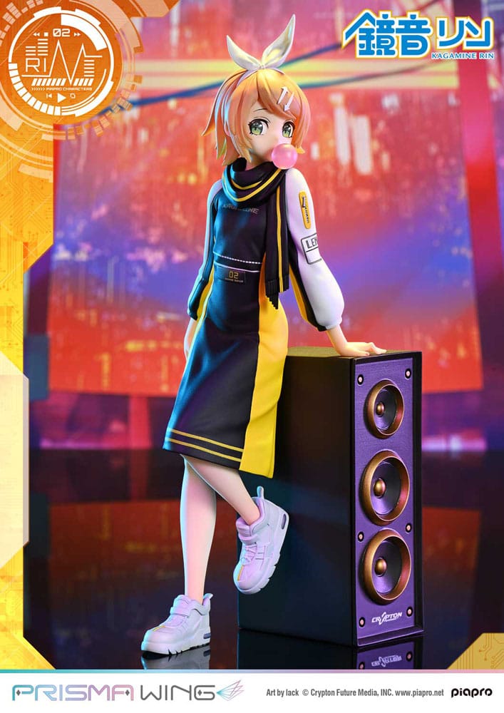 Vocaloid Piapro Characters Prisma Wing PVC Statue 1/7 Kagamine Rin (Art by lack) 21 cm   - Versand: 7 Tage nach Bestellung