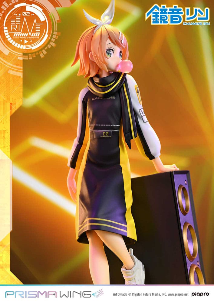Vocaloid Piapro Characters Prisma Wing PVC Statue 1/7 Kagamine Rin (Art by lack) 21 cm   - Versand: 7 Tage nach Bestellung