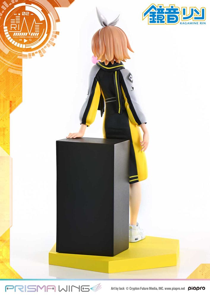 Vocaloid Piapro Characters Prisma Wing PVC Statue 1/7 Kagamine Rin (Art by lack) 21 cm   - Versand: 7 Tage nach Bestellung