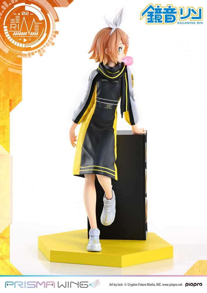 Vocaloid Piapro Characters Prisma Wing PVC Statue 1/7 Kagamine Rin (Art by lack) 21 cm   - Versand: 7 Tage nach Bestellung