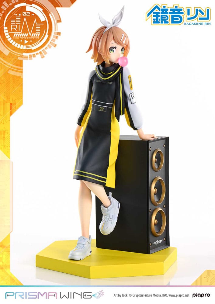 Vocaloid Piapro Characters Prisma Wing PVC Statue 1/7 Kagamine Rin (Art by lack) 21 cm   - Versand: 7 Tage nach Bestellung