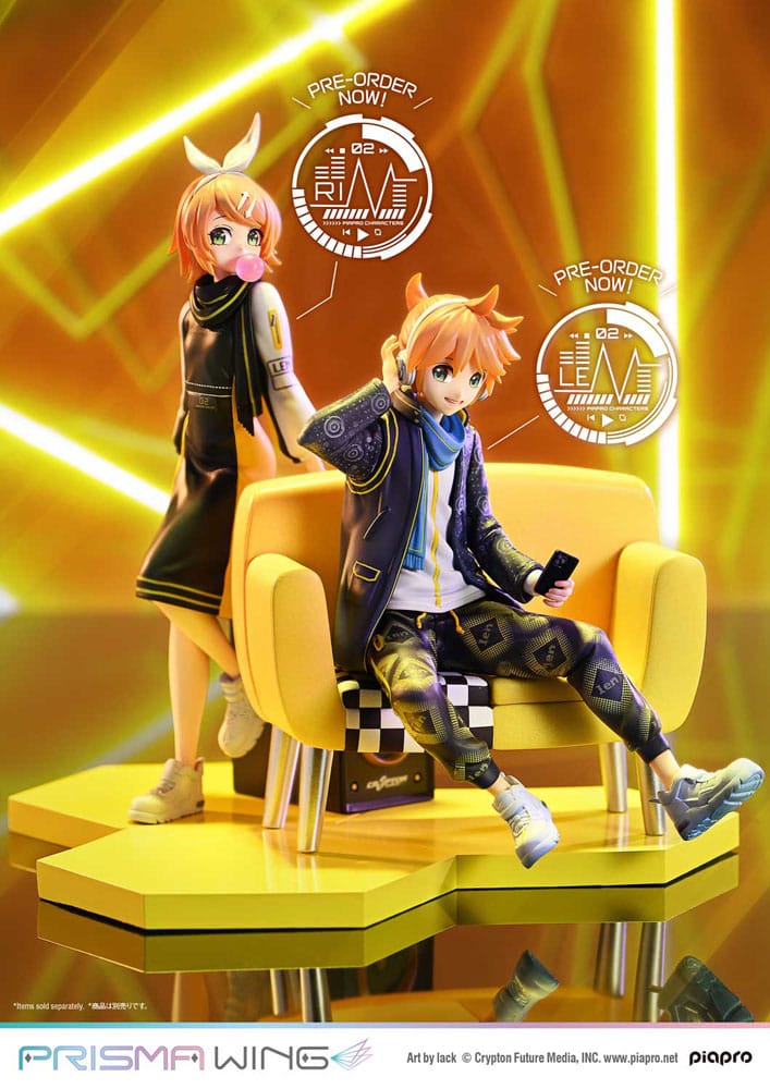 Vocaloid Piapro Characters Prisma Wing PVC Statue 1/7 Kagamine Len (Art by lack) 18 cm     - Preorder - ETA: 25.09.2026