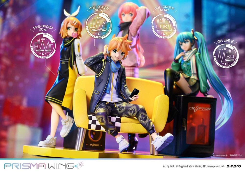Vocaloid Piapro Characters Prisma Wing PVC Statue 1/7 Kagamine Len (Art by lack) 18 cm     - Preorder - ETA: 25.09.2026