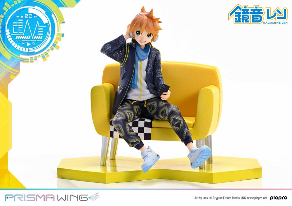 Vocaloid Piapro Characters Prisma Wing PVC Statue 1/7 Kagamine Len (Art by lack) 18 cm     - Preorder - ETA: 25.09.2026