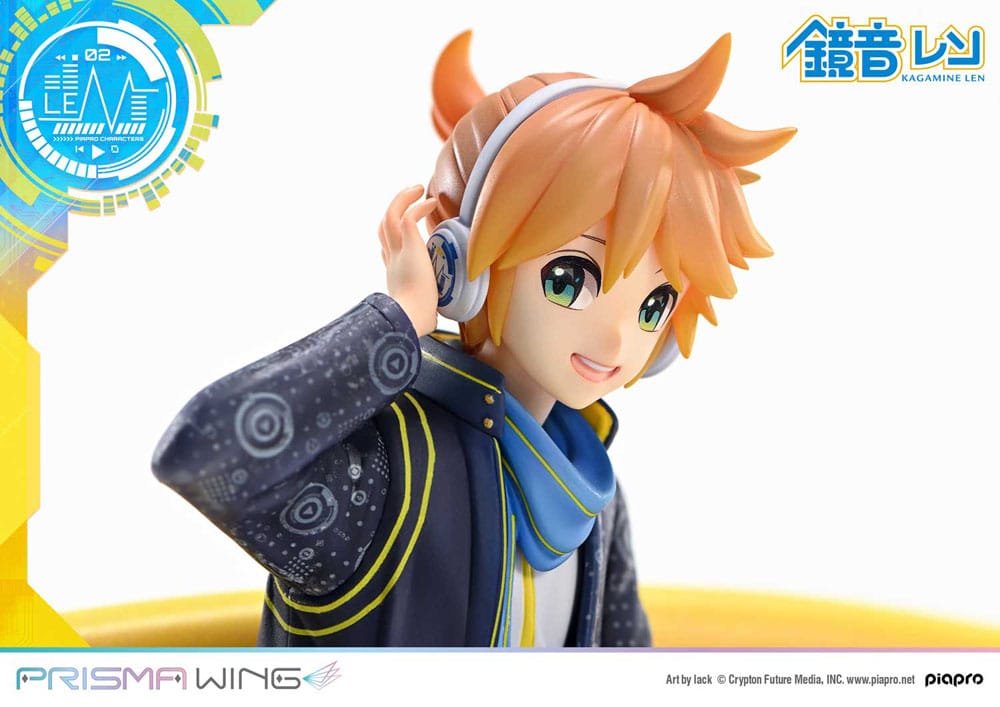 Vocaloid Piapro Characters Prisma Wing PVC Statue 1/7 Kagamine Len (Art by lack) 18 cm     - Preorder - ETA: 25.09.2026