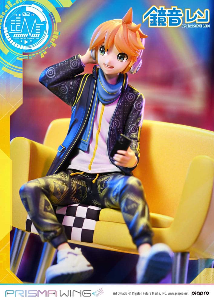 Vocaloid Piapro Characters Prisma Wing PVC Statue 1/7 Kagamine Len (Art by lack) 18 cm     - Preorder - ETA: 25.09.2026