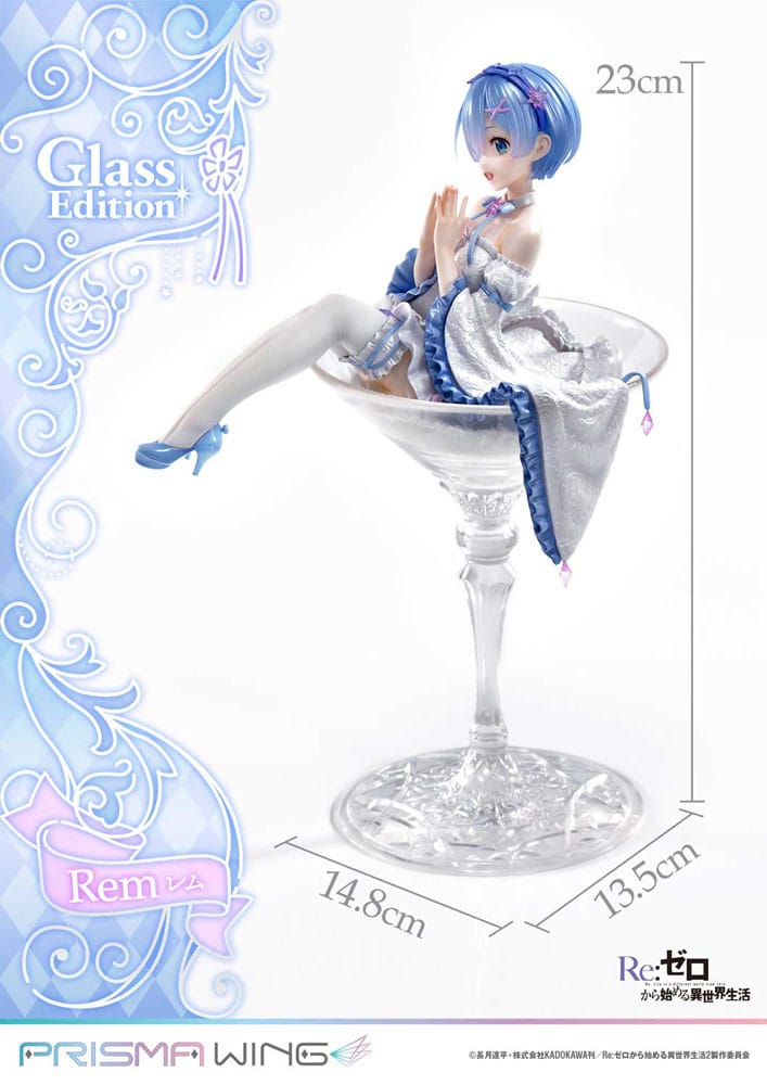 Re:Zero - Starting Life in Another World Prisma Wing PVC Statue 1/7 Rem Glass Edition 23 cm - Preorder - ETA: 29.07.2026
