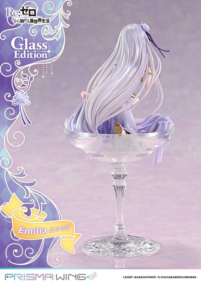 Re:Zero Prisma Wing Statue 1/7 Emilia Glass Edition 29 cm - Preorder - ETA: 25.07.2028