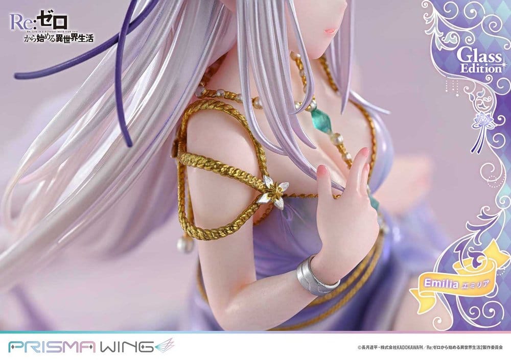Re:Zero Prisma Wing Statue 1/7 Emilia Glass Edition 29 cm - Preorder - ETA: 25.07.2028