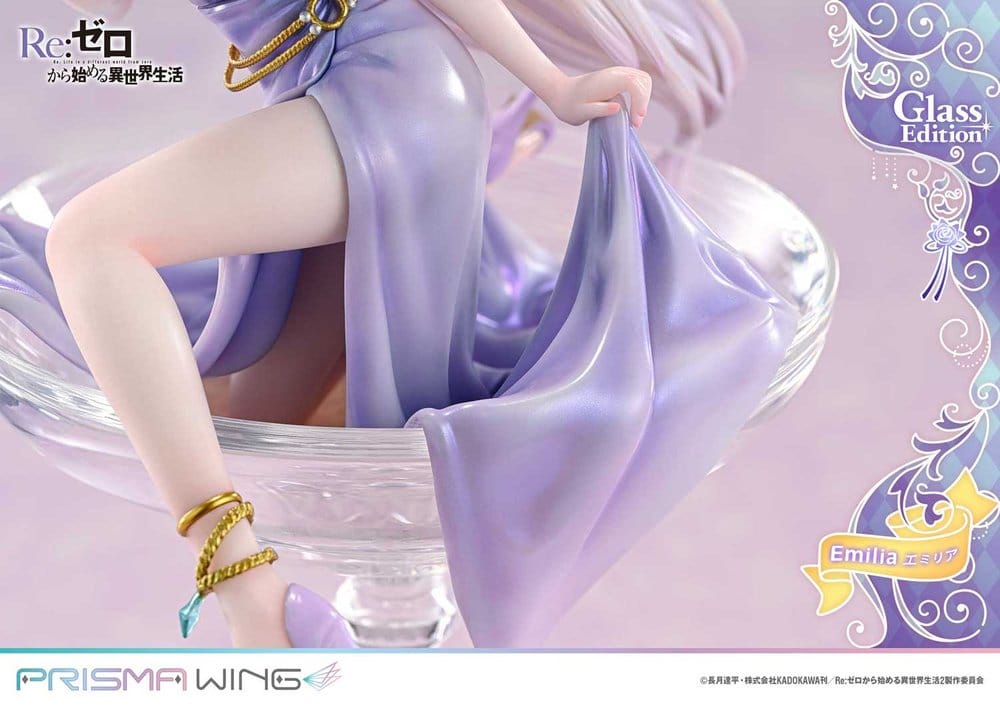 Re:Zero Prisma Wing Statue 1/7 Emilia Glass Edition 29 cm - Preorder - ETA: 25.07.2028