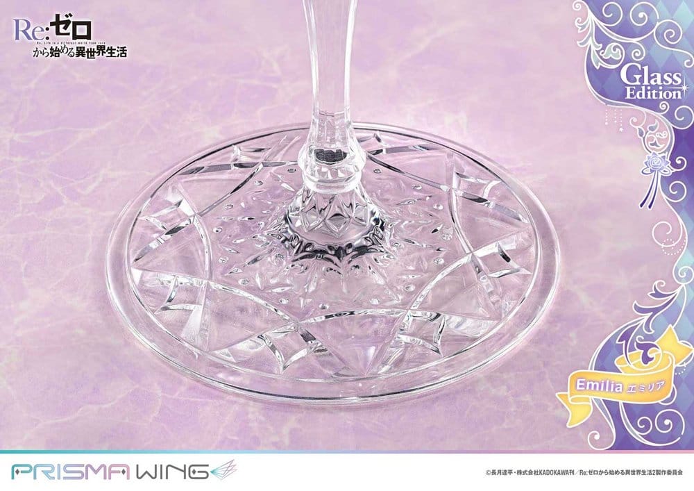 Re:Zero Prisma Wing Statue 1/7 Emilia Glass Edition 29 cm - Preorder - ETA: 25.07.2028