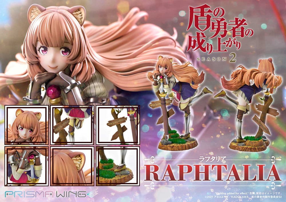 The Rising of the Shield Hero Season 2  Prisma Wing PVC Statue 1/7 Raphtalia 21 cm - Versand: 5-7 Tage nach Bestellung
