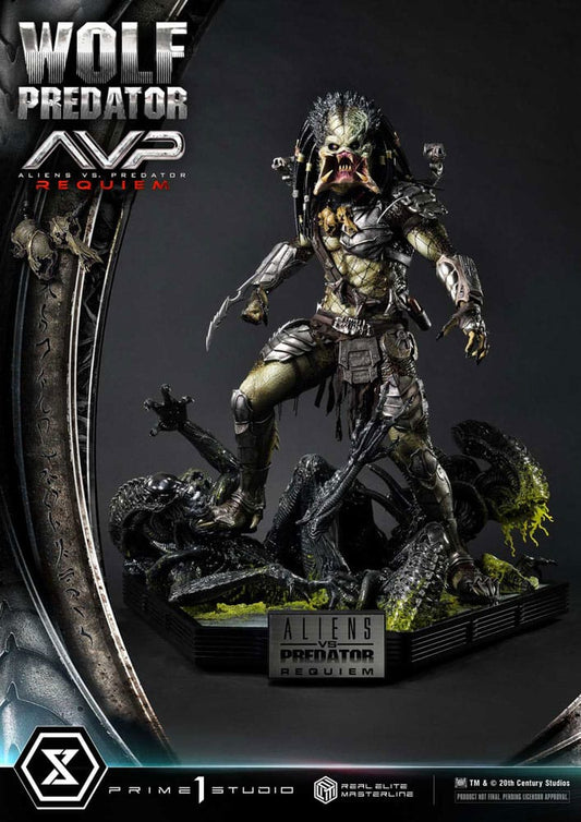 Alien vs. Predator Real Elite Masterline Series Statue 1/3 Requiem Wolf Predator 95 cm                       - Preorder - ETA: 25.12.2026