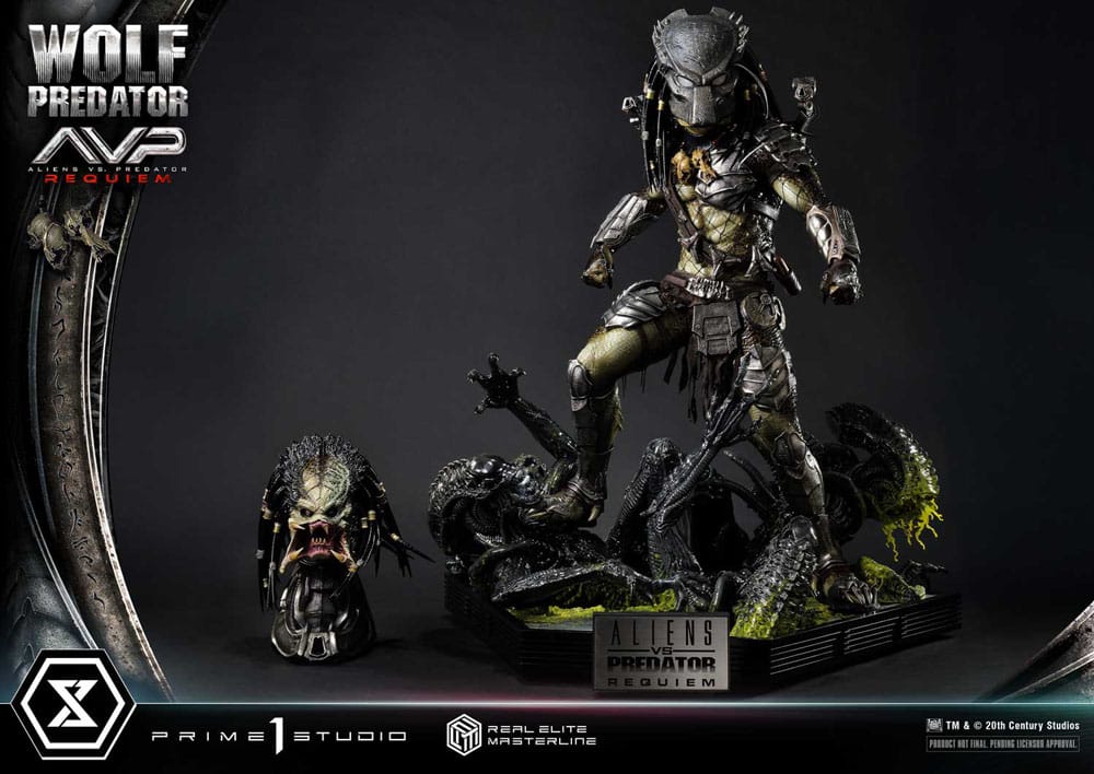 Alien vs. Predator Real Elite Masterline Series Statue 1/3 Requiem Wolf Predator 95 cm                       - Preorder - ETA: 25.12.2026