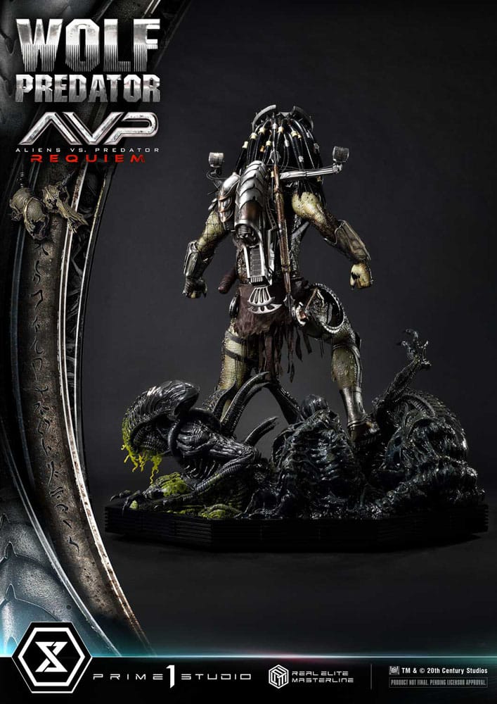 Alien vs. Predator Real Elite Masterline Series Statue 1/3 Requiem Wolf Predator 95 cm                       - Preorder - ETA: 25.12.2026