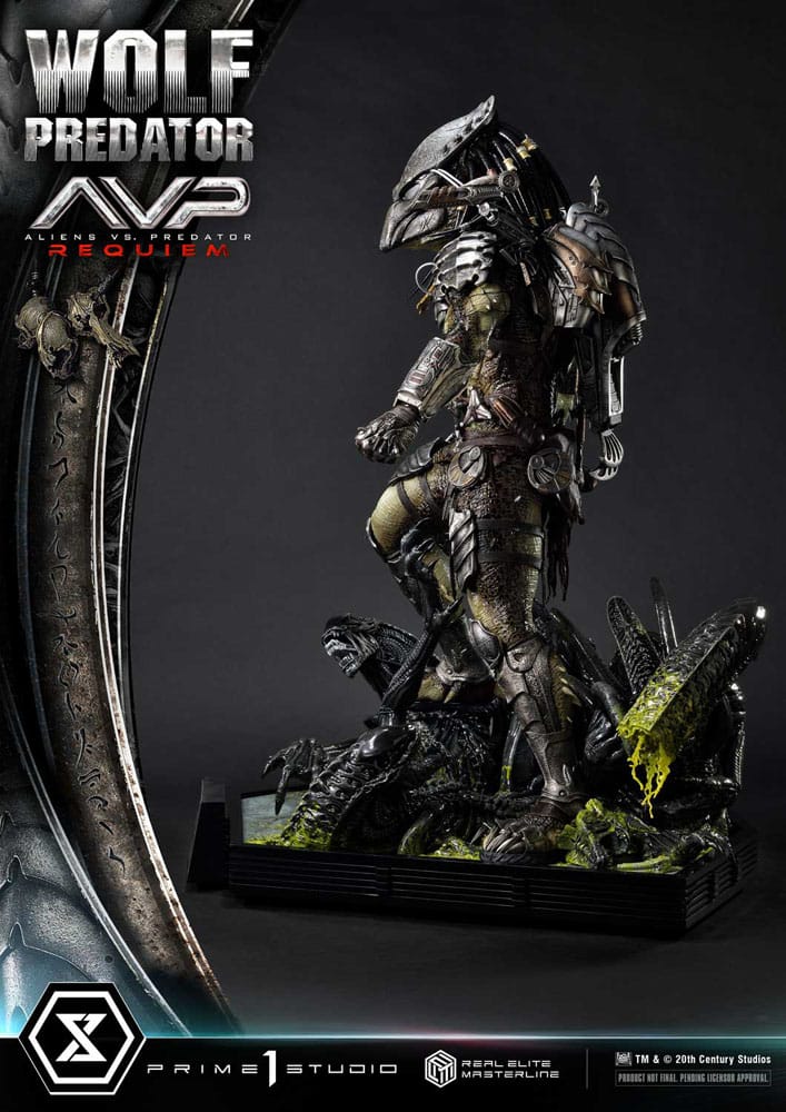 Alien vs. Predator Real Elite Masterline Series Statue 1/3 Requiem Wolf Predator 95 cm                       - Preorder - ETA: 25.12.2026