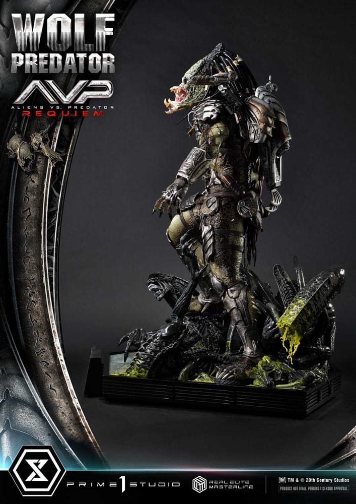 Alien vs. Predator Real Elite Masterline Series Statue 1/3 Requiem Wolf Predator 95 cm                       - Preorder - ETA: 25.12.2026